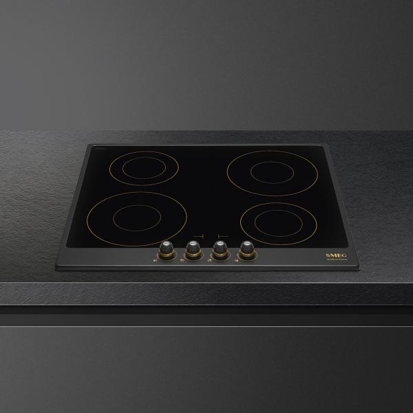 Индукционная варочная панель Smeg SI764AOM